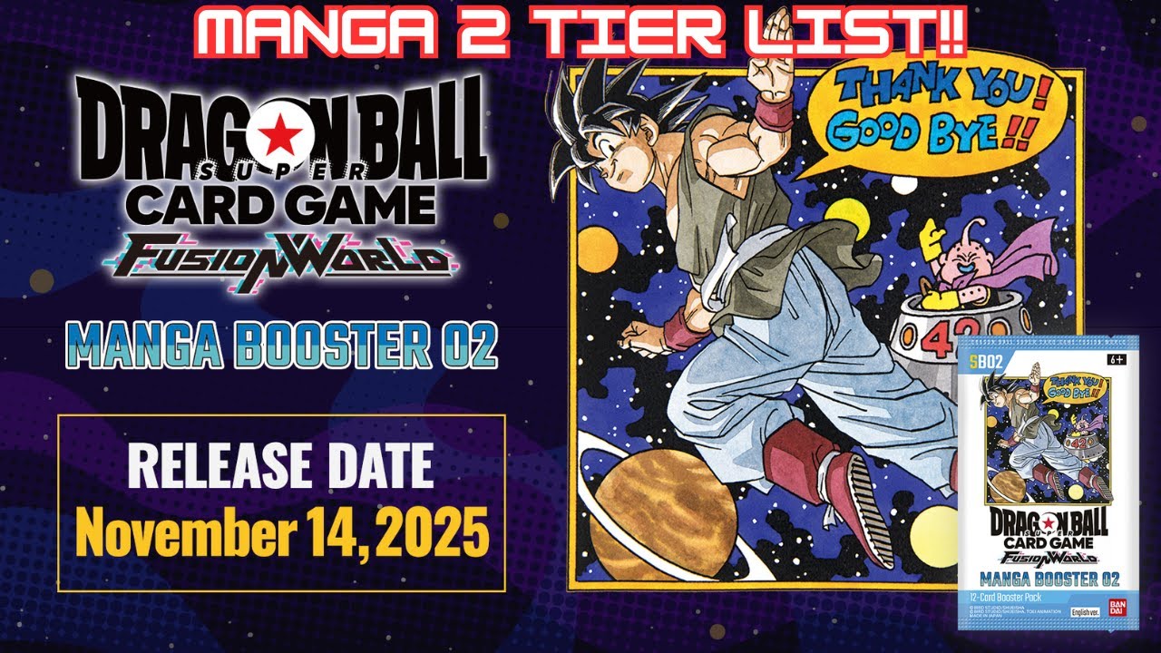 Jewlz's Manga 02 Tier List for DBS FUSION WORLD!