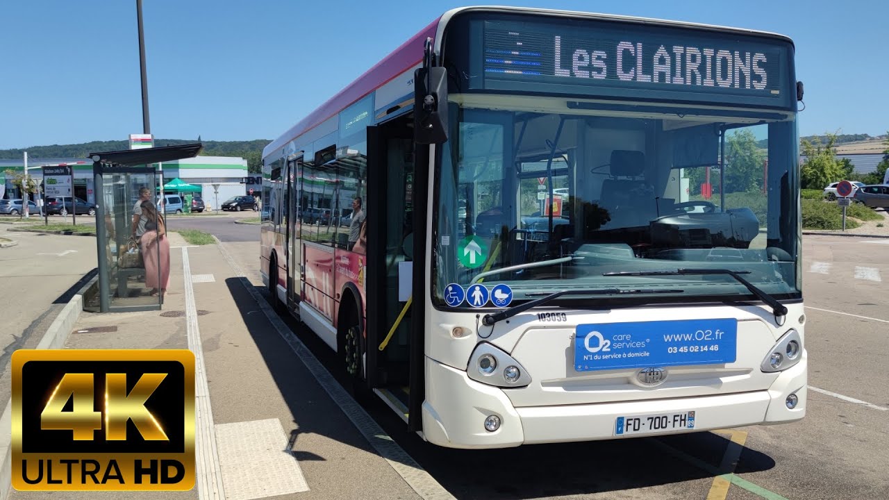 Auxerre - Réseau LEO - Ligne 2 - Aller