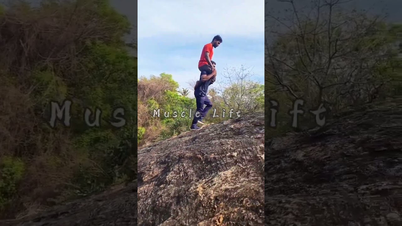 carried up the cliff #shoulderride #liftcarry #shorts