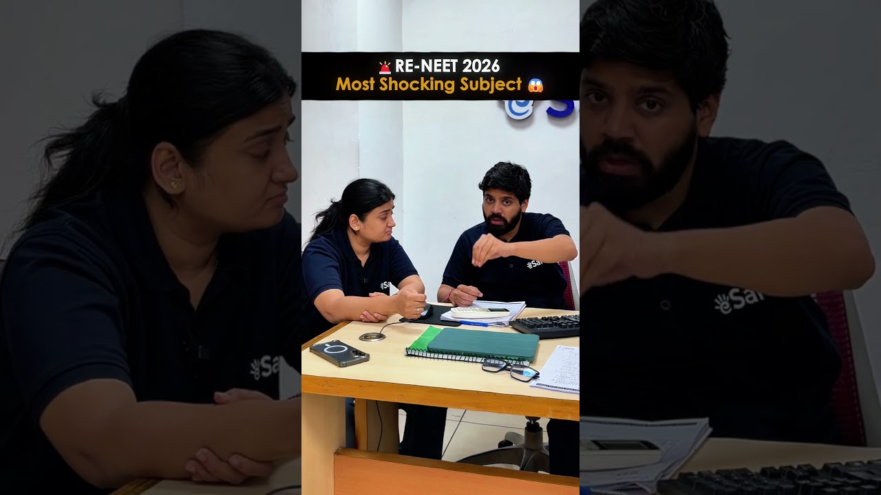 RE-NEET 2026🚨Most Shocking Subject | Shocking Reaction 😱 #neet2026 #neet #aiims #yt #shorts #reneet