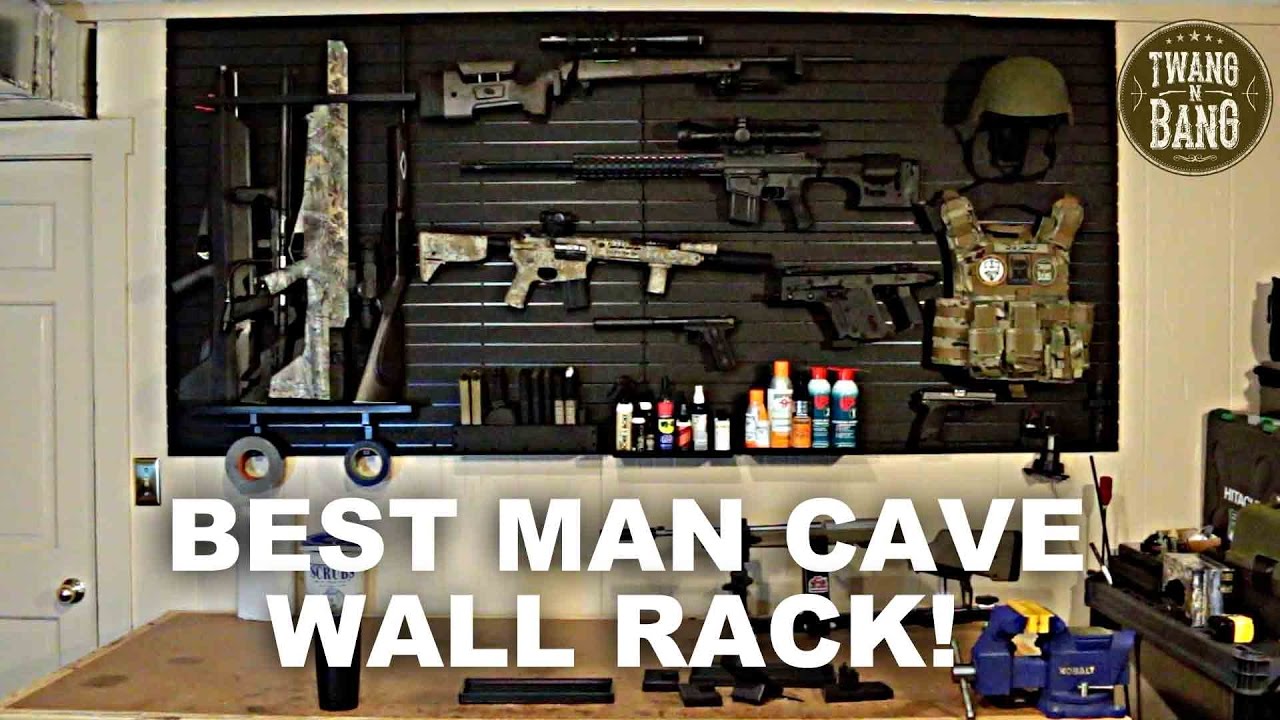 Best Man Cave Wall Rack! MOD Walls