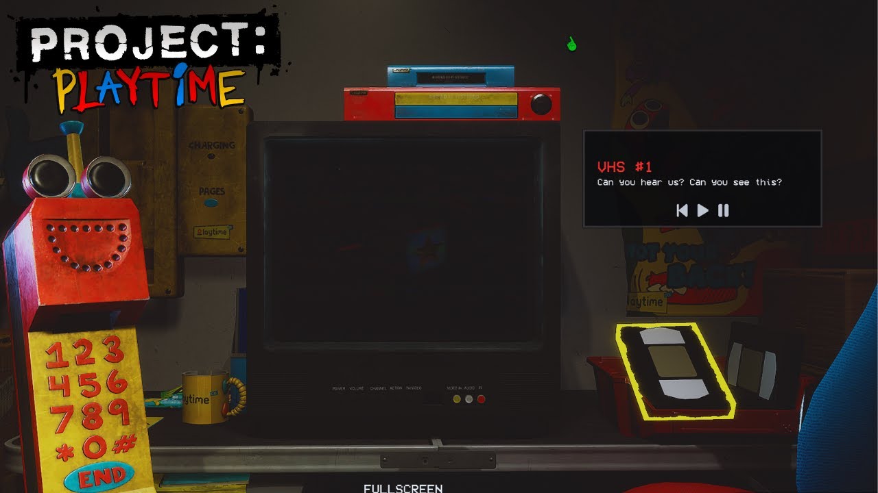 ALL Project Playtime VHS Tapes - Phase 1 & 2