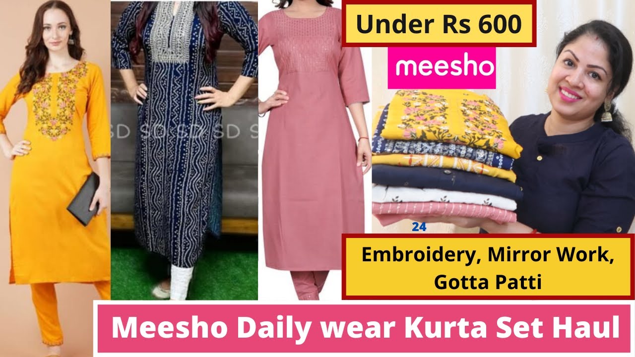 Meesho Haul✨ Meesho Kurti Haul✨Meesho Kurta Set haul under 600✨Meesho Kurta Haul✨Meesho Kurta set