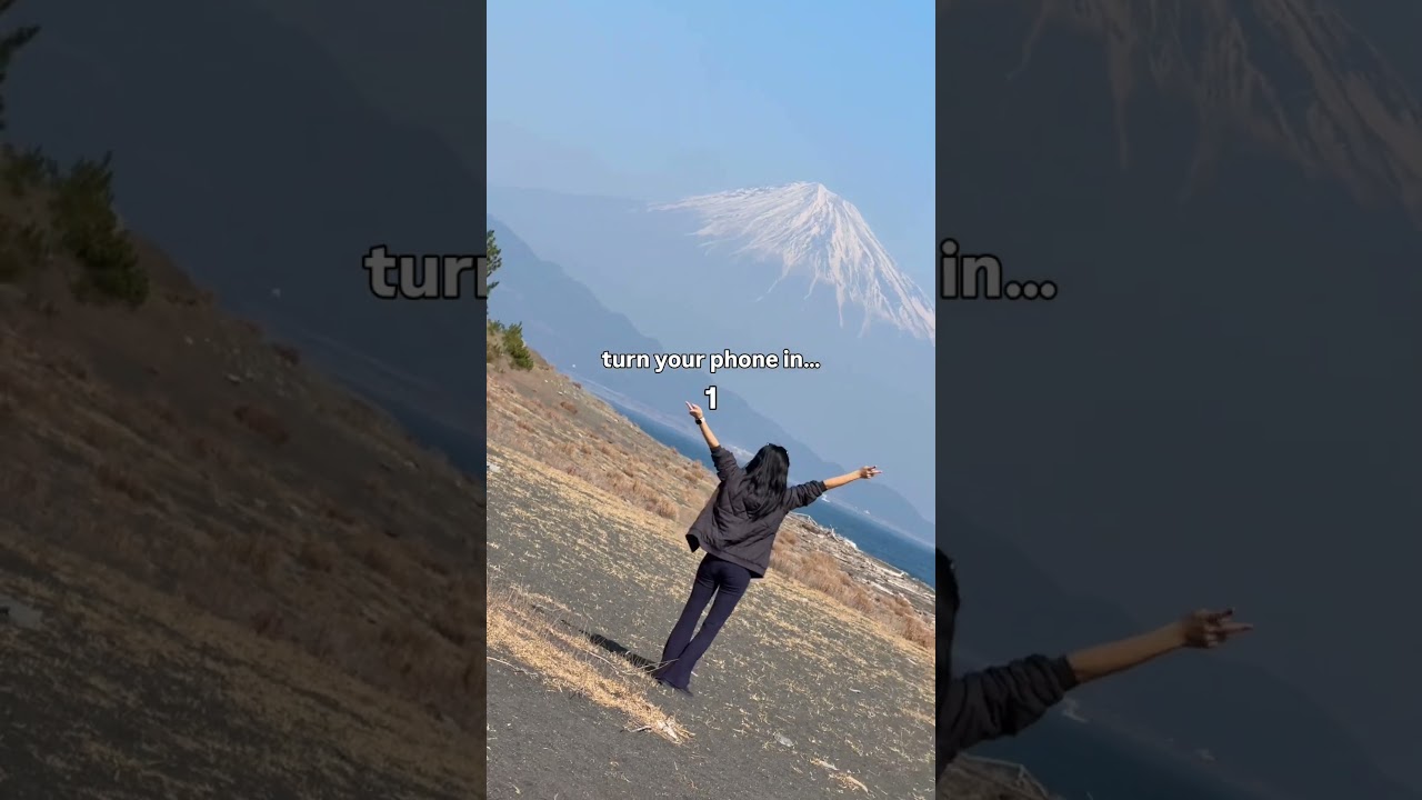 Это ваш знак, чтобы снимать кадры в горизонтальном положении 🗻😌 #поездкавяпону #горафудзи #шорты