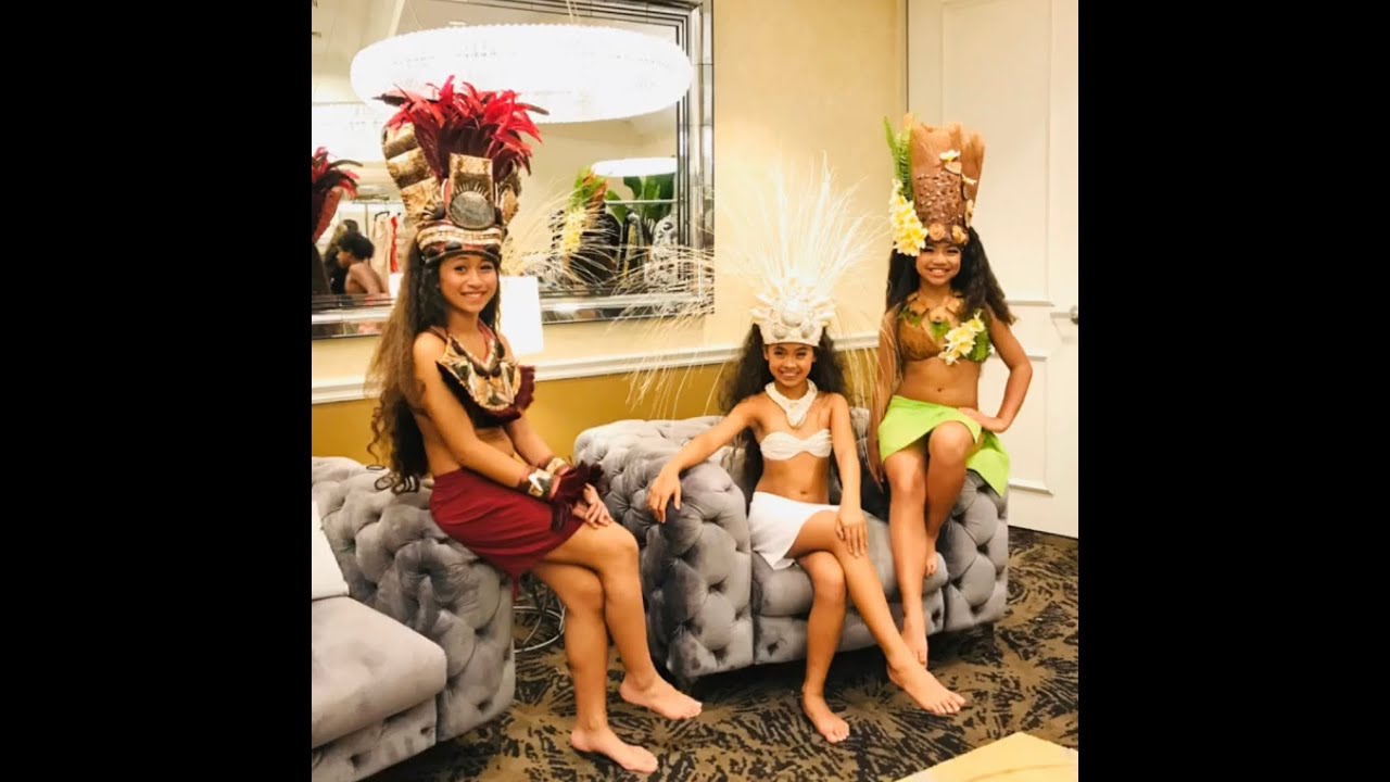 E Hula Mau 2019 - Hiva Katoa Tamāhine Soloist- Chloe, Ava, & Kayomi