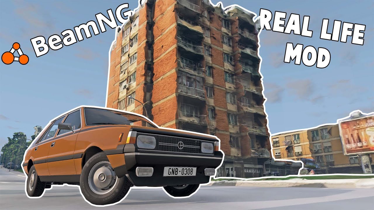 BeamNG.Drive 3D Photogrammetry Real Life Map Mod