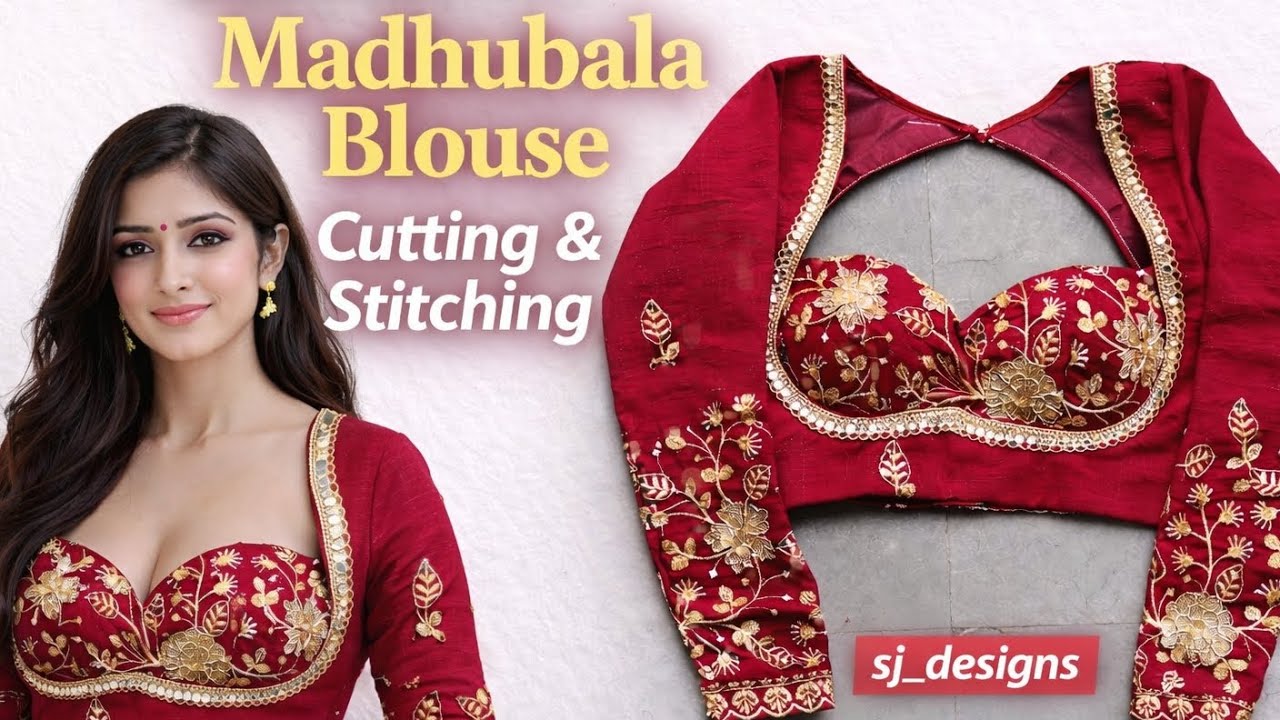 Most Demanding🔥 Madhubala Blouse Design 2026 | Cutting & Stitching | designer blouse 