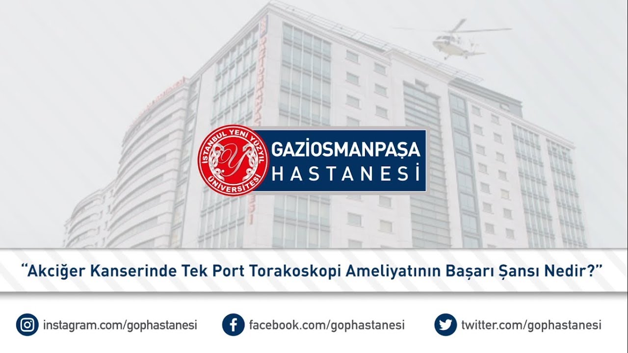 Akciğer Kanserinde Tek Port Torakoskopi Ameliyatının Başarı Şansı Nedir?