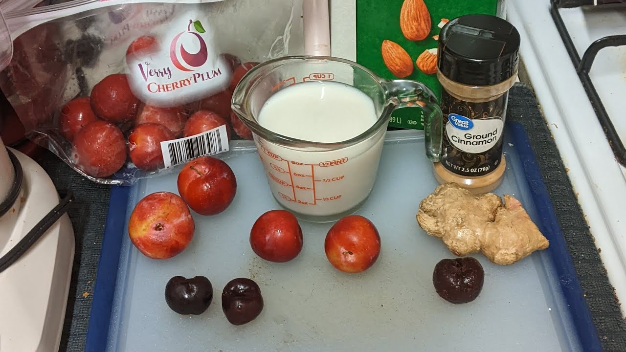 Dark Cherry and Plum Charm Smoothie 🍒 (Rich in Vitamins)