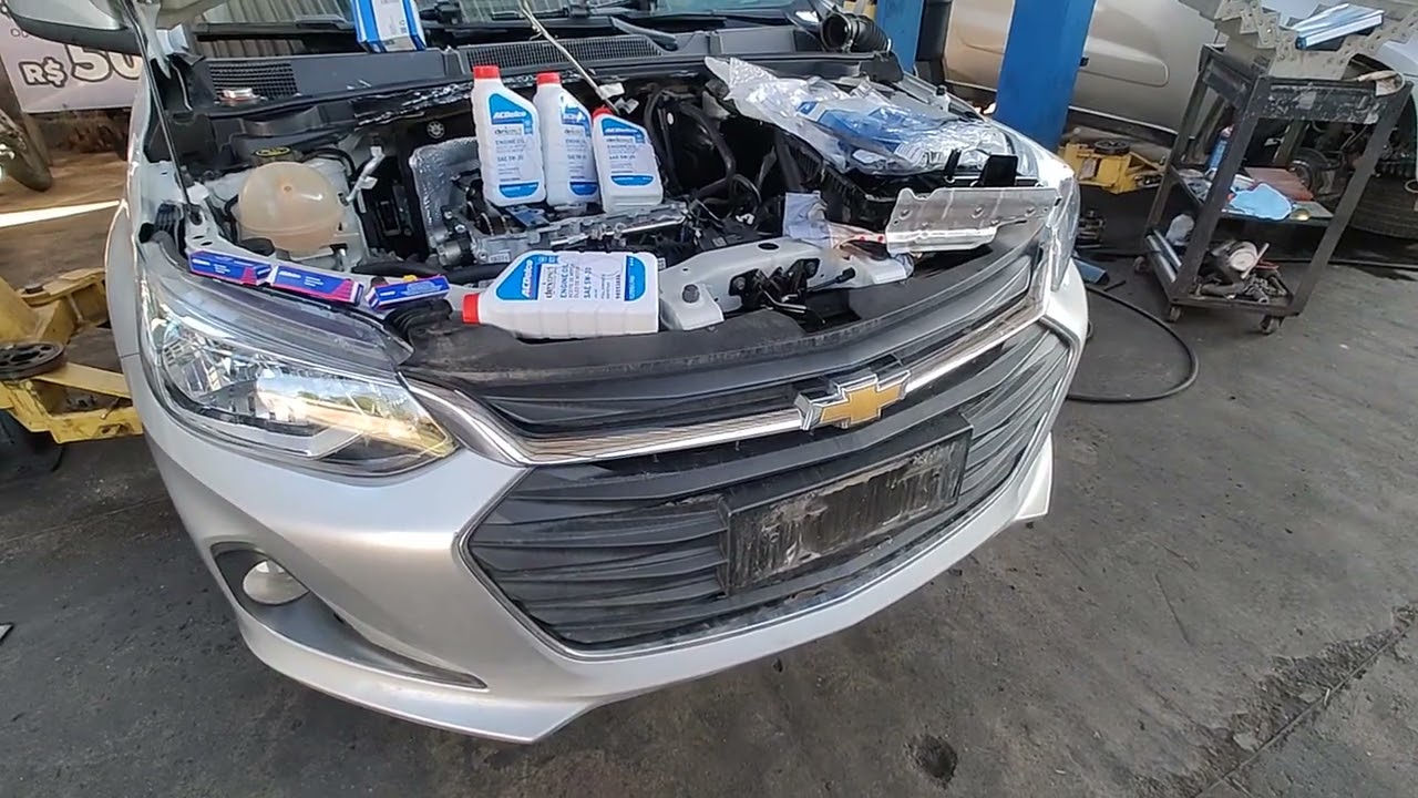 Troca da correia dentada Onix 1.0 turbo 3 cilindros mais revisão
