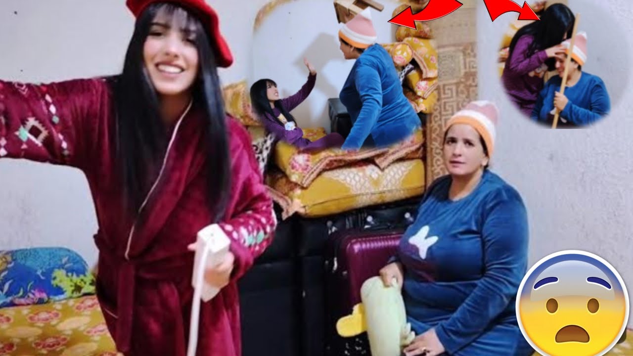 ضرباتني ماما على قبل أبي😭ماحترمتوش😱نستاهل😫