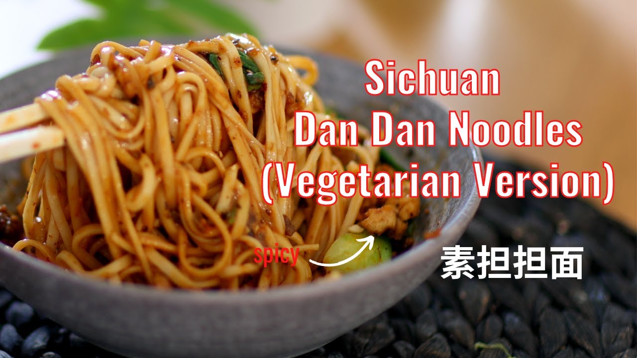 Vegan Dan Dan Mian Easy | The Best Sichuan Vegetarian Dan Dan Noodles🌱
