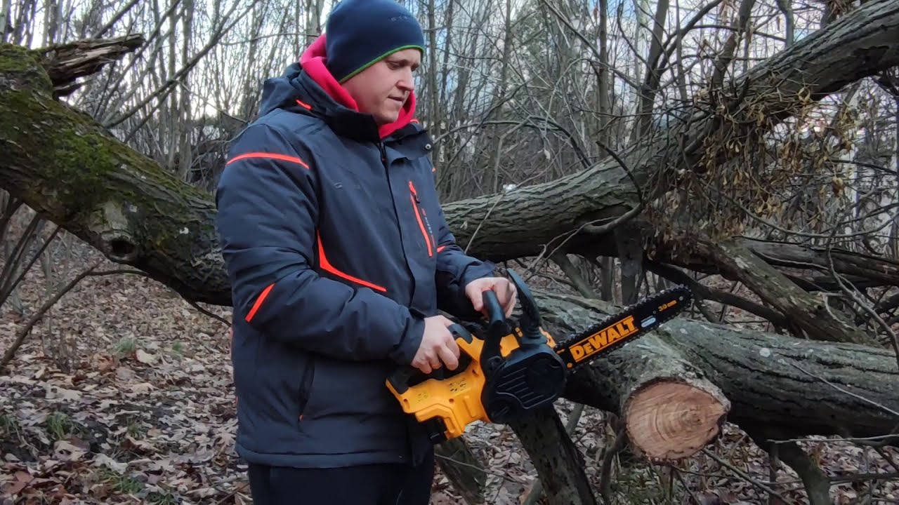 Резня пилой DEWALT DCM 565 с цепью STIHL (ТОП ПРОДАЖ)
