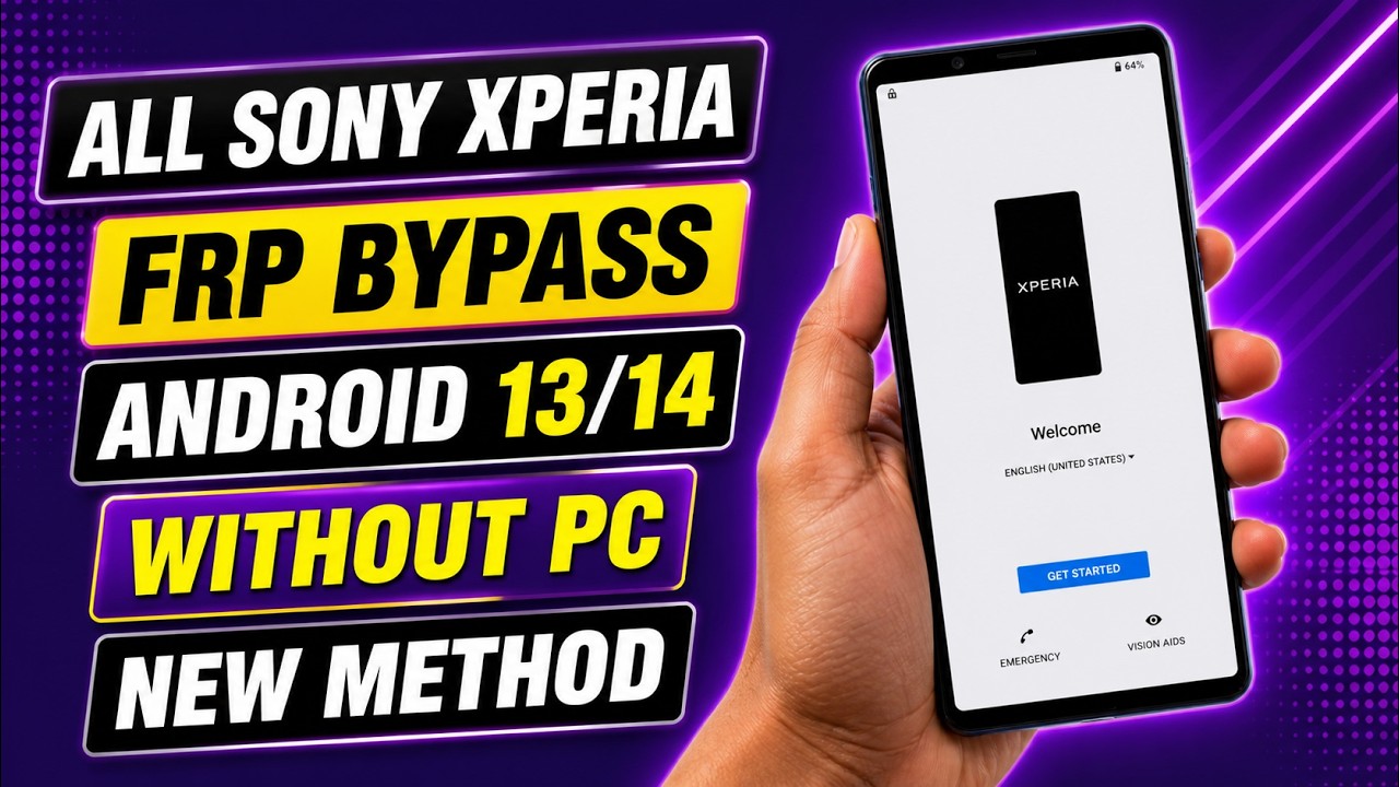 All Sony Xperia FRP Bypass Android 13/14 Without PC | Sony Xperia FRP Unlock 2025 | New Method 2025