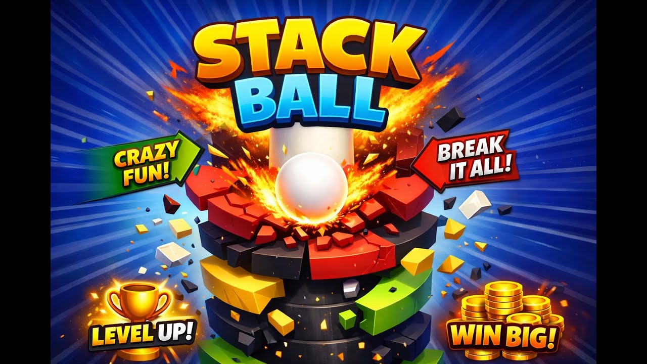 Stack Ball Gameplay 🔥 Crazy & Satisfying Levels | Noob To Pro 😱