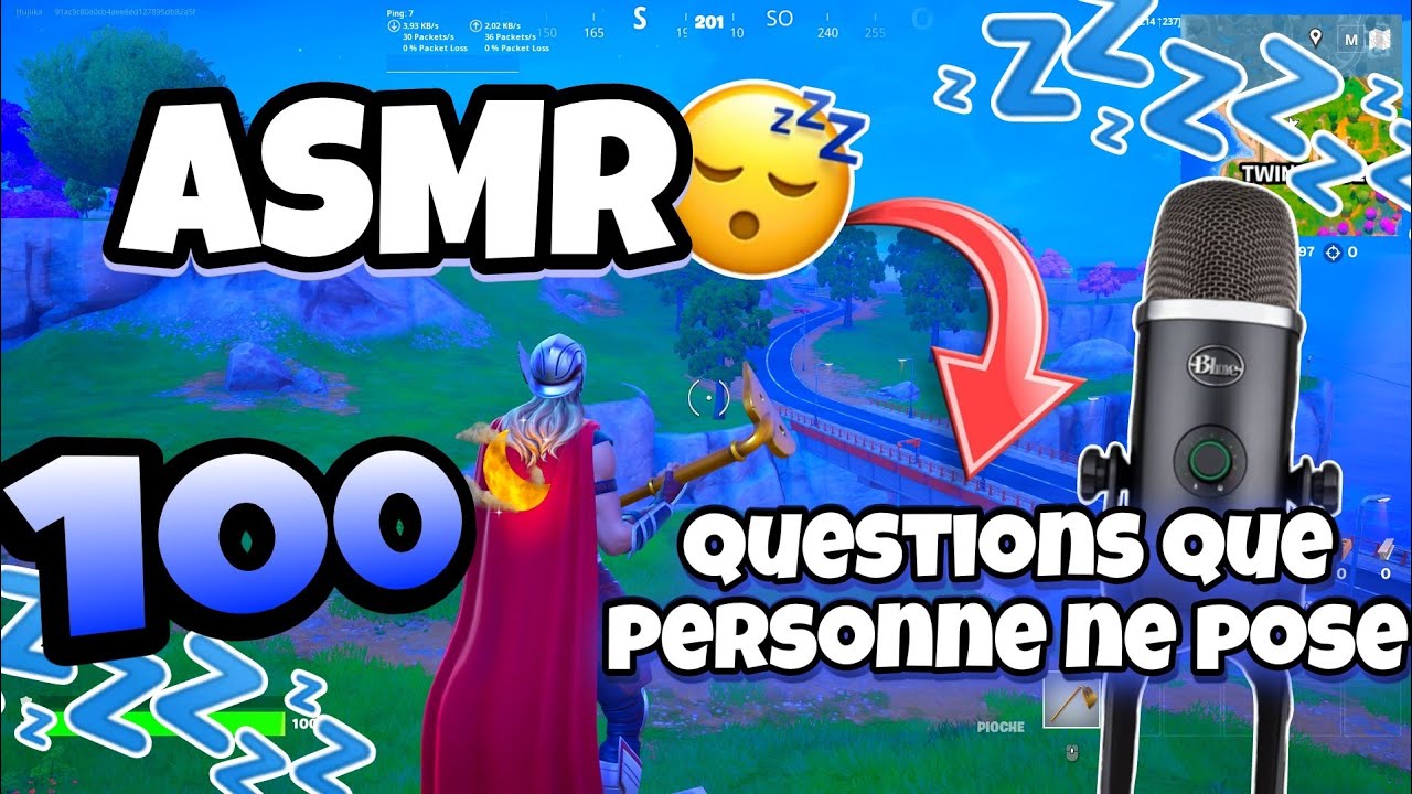 ASMR Français • LES 100 QUESTIONS QUE PERSONNE NE POSE 😴💤 (Chuchotement puissant et proche du micro)