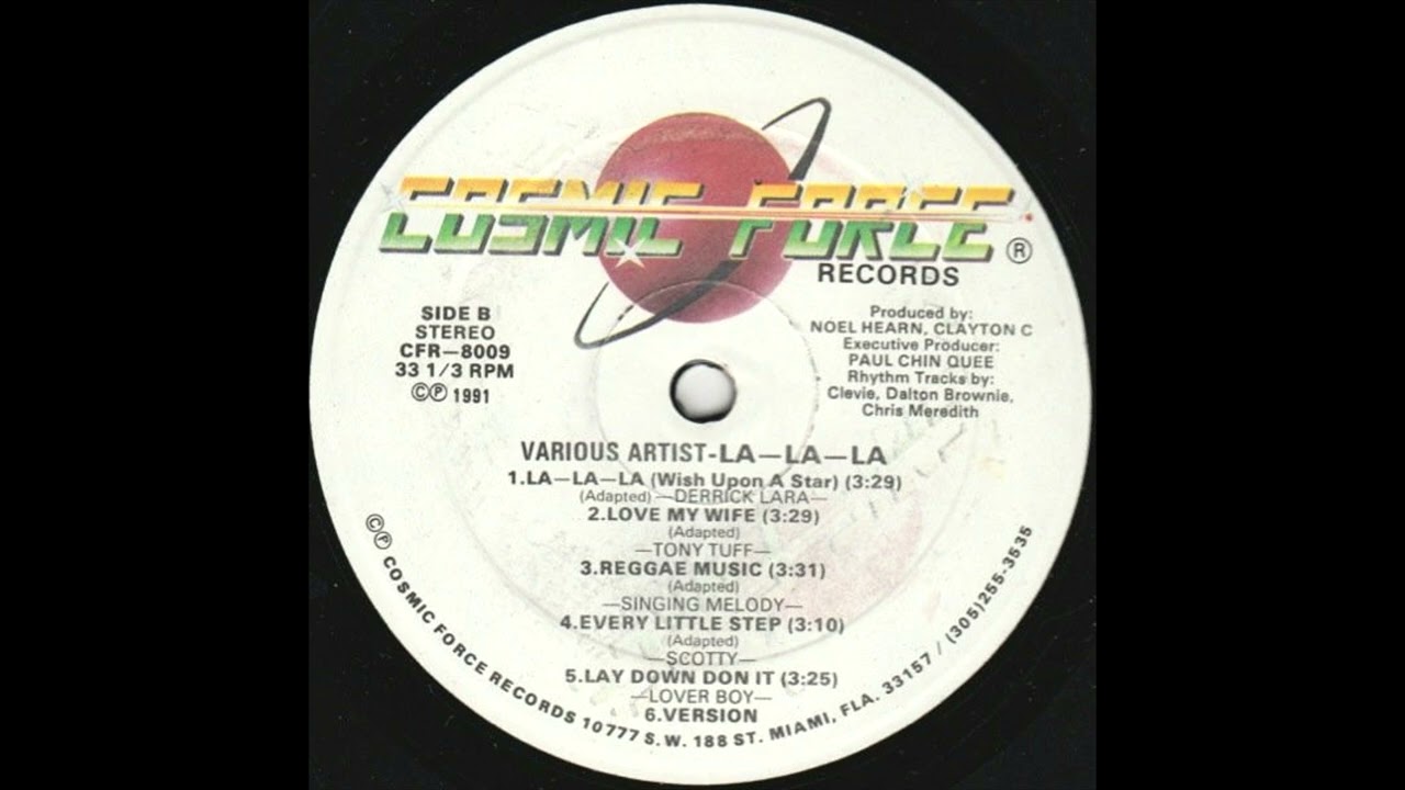 Derrick Lara - La La La Wish Upon A Star (Cosmic Force Records LP 1991)