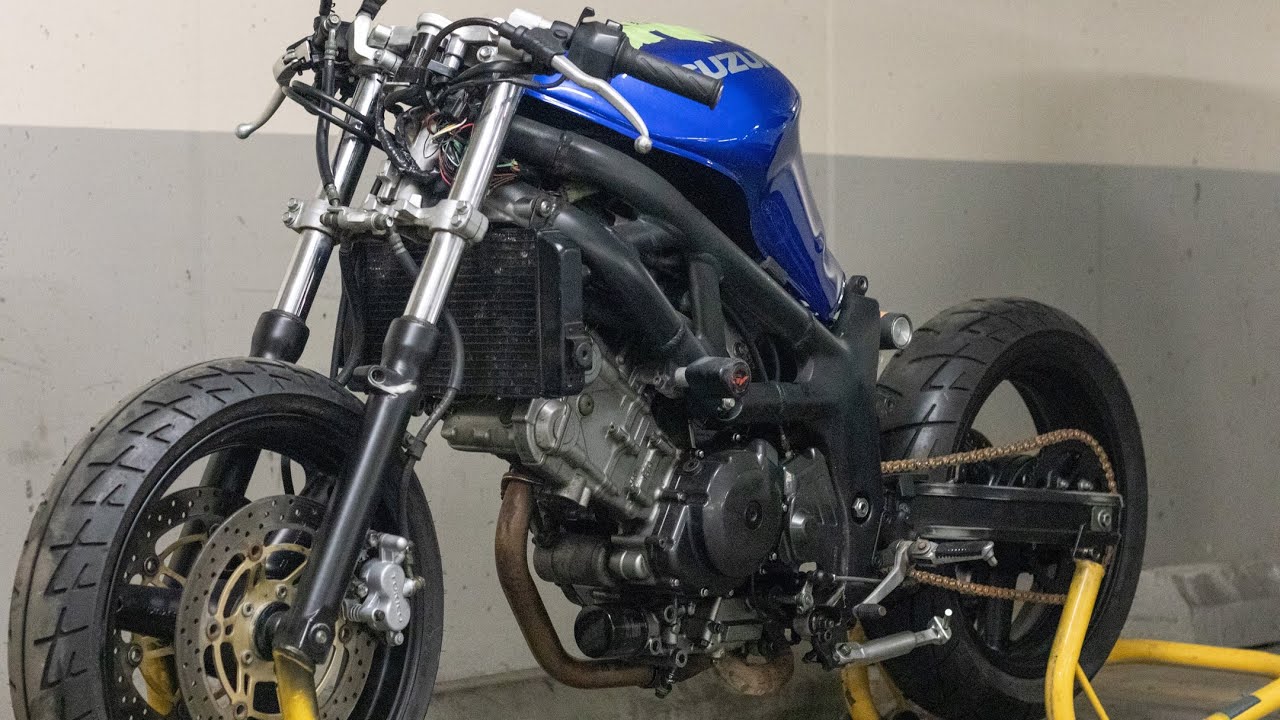 Building an SV650 street tracker, scrambler (Ep 2)