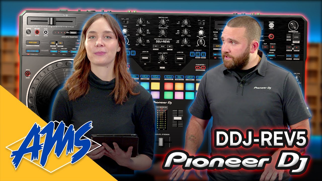 REV your DJ game to the next level with the Pioneer DDJ REV 5