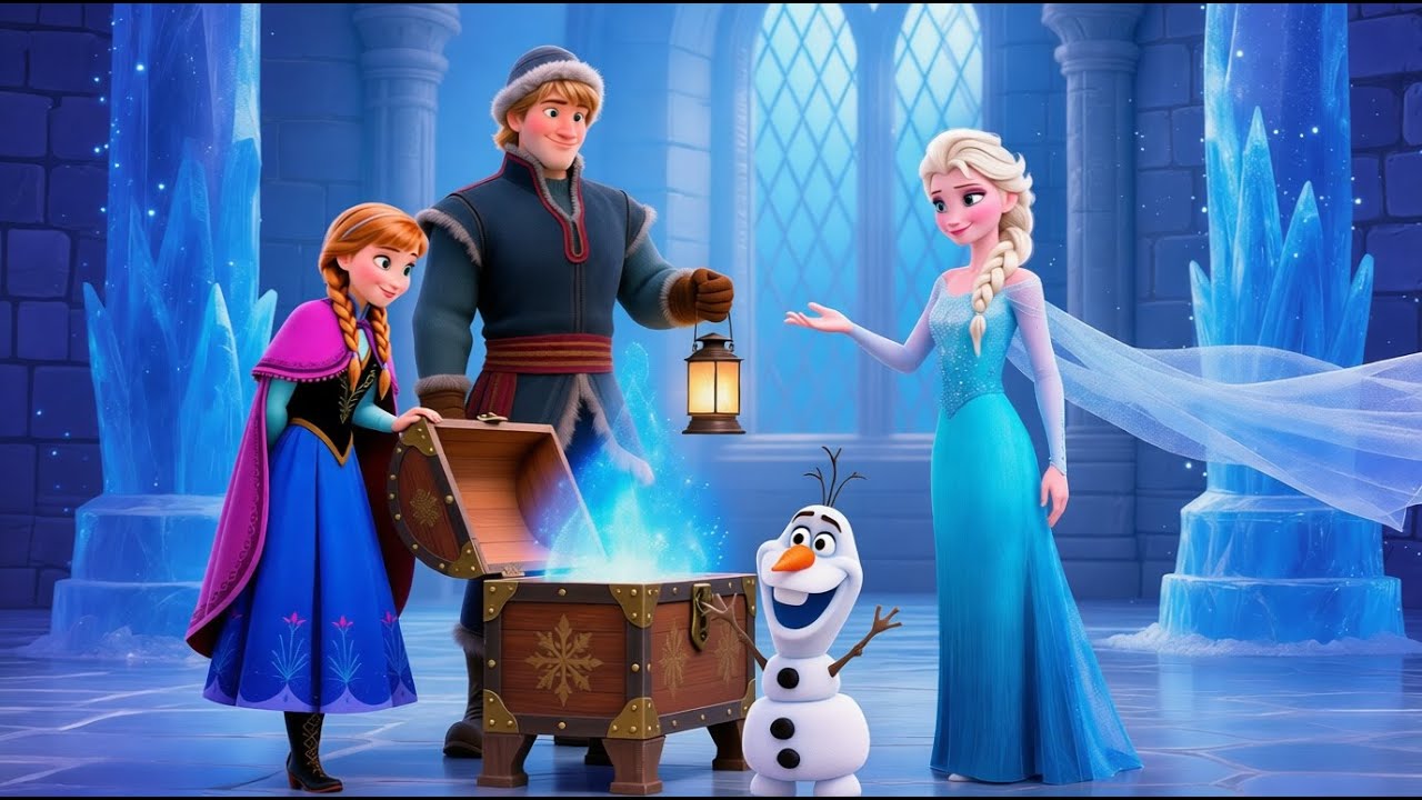 Frozen: the lost chest in the ancient castle 🧰 Enchanted Kids Story 