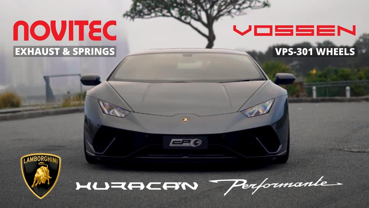 Lamborghini Huracan Performante with NOVITEC & VOSSEN | 4K