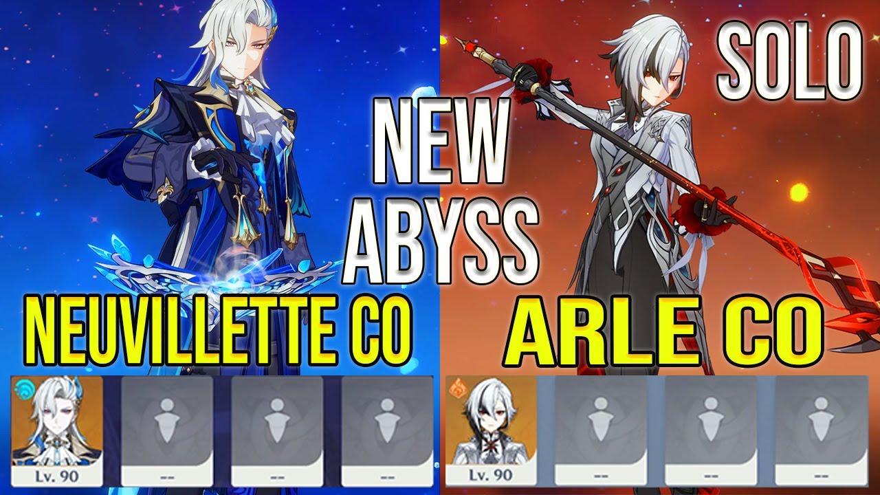 [99.9% Solo] Neuvillette C0 R1 & Arlecchino C0 R1 Spiral AByss Floor 12 Genshin Impact