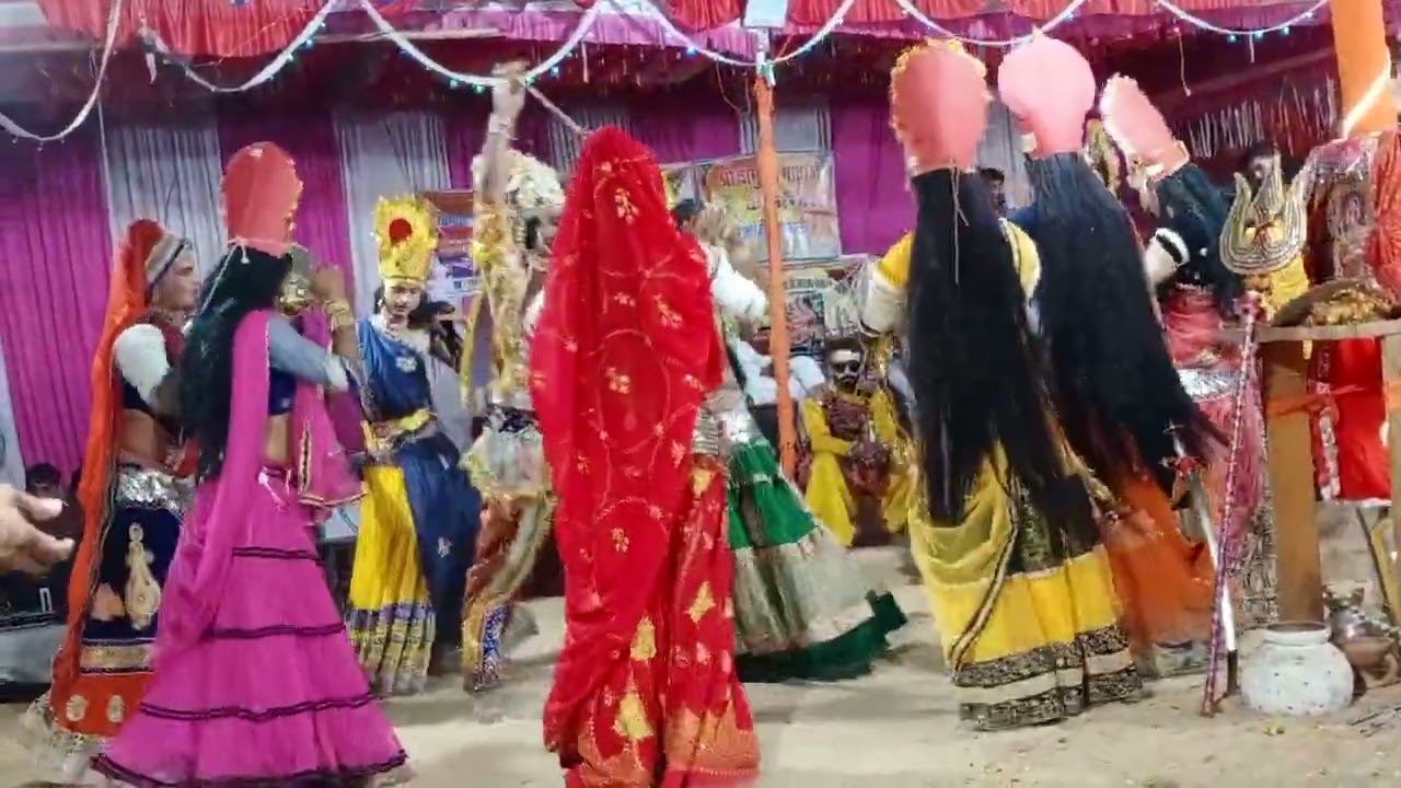 श्री  चामुंडा गरबा मंडल बागोड़ा (जमीन खान) शानदार गरबा नृत्य