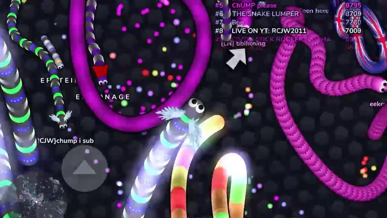 RCJW2011 PLAYING SLITHER.IO LIVE!!!