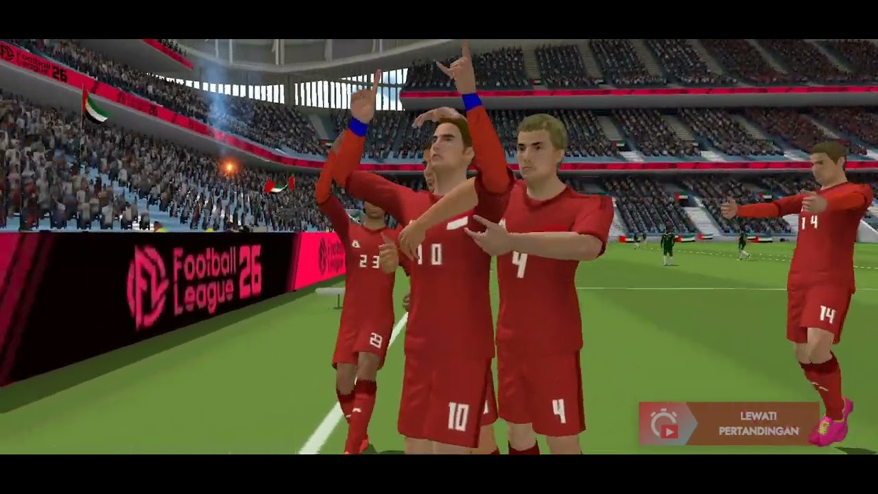 Main sepak bola part 1 Indonesia VS UEA cek