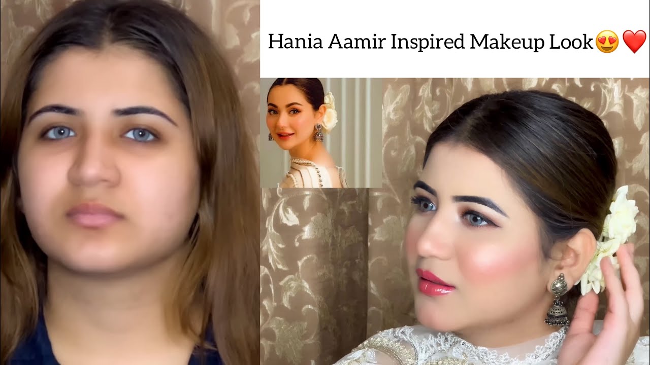 Hania Aamir Inspired Makeup | Quick And Simple Makeup | Easy Makeup | Basic Makeup | Soft Makeup