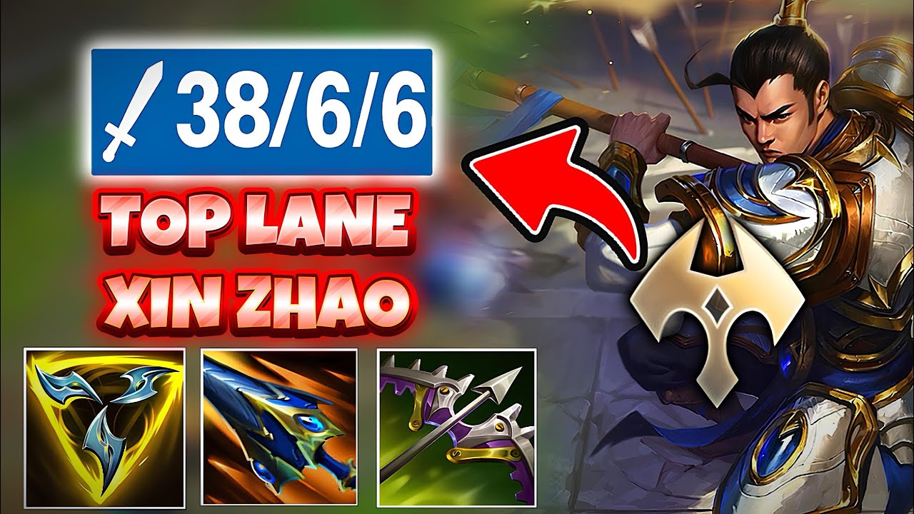 Xin Zhao But I Made Him a Top Lane Champ and Dominated the Enemy Team! Wild Rift (Runes & Build)