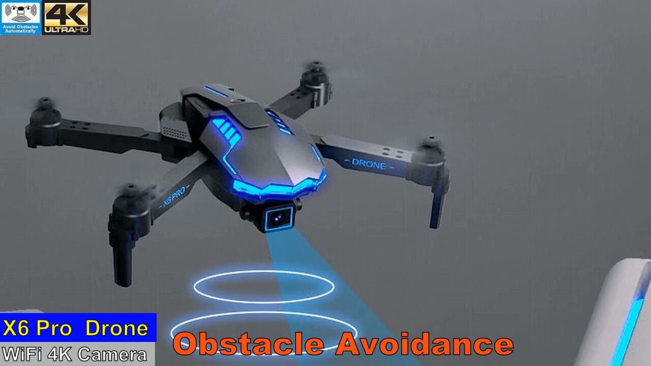 X6 Pro Obstacle Avoidance 4K Low Budget Mini Drone – First Promo !