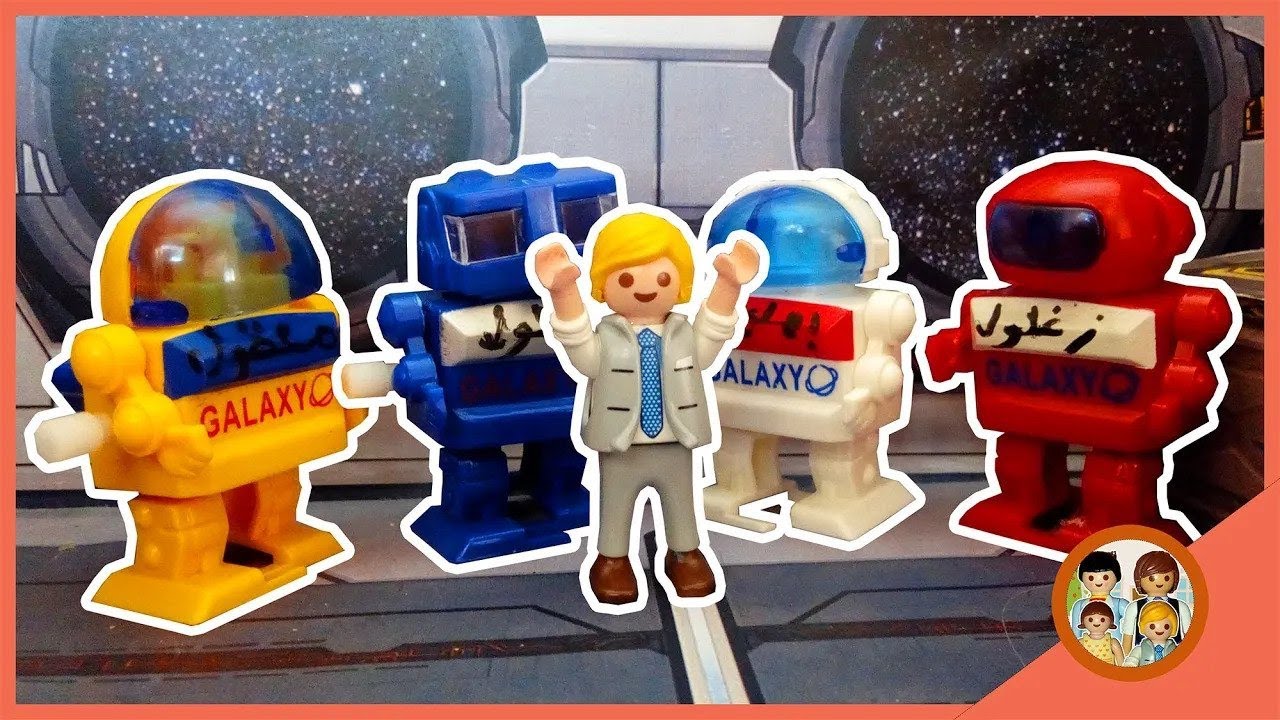 زغلول واصحابه جم من الفضاء لسولى 👽🤖👾 _ عائلة احمد و زينة _ play mobil