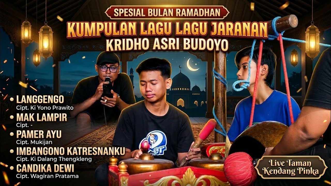 Kumpulan Tabuhan Musik Jaranan KRIDHO ASRI BUDOYO – Spesial Ngabuburit Taman Kendang Pinka