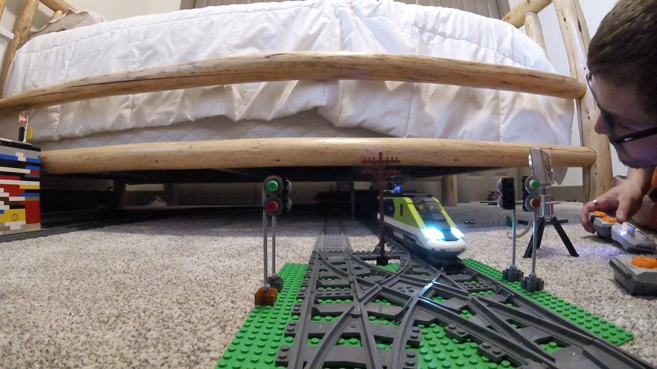 LEGO Guest Room 2 Mountain Part 4 LEGO Trains 7939 & 60337 (Train Car View)