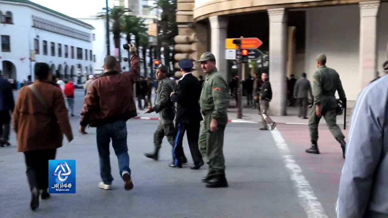 Intervention contre une manifestation du 