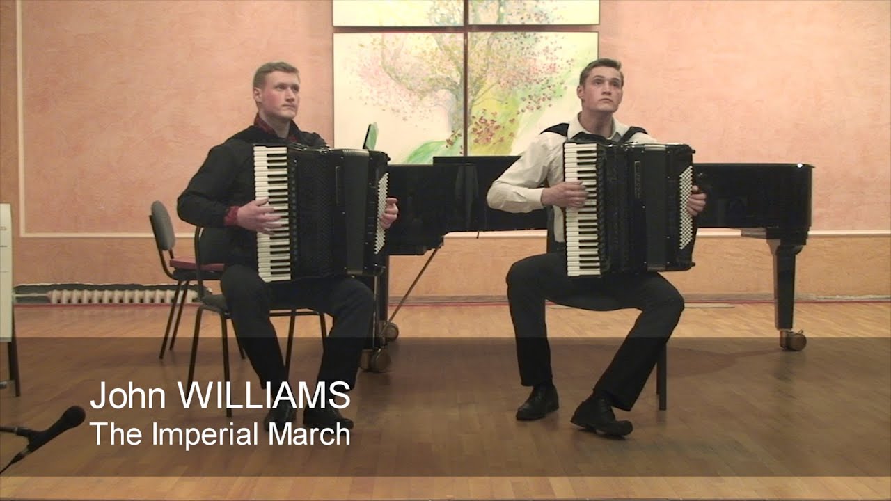 John Williams - The Imperial March (TWO ACCORDIONS) - Eternal Sound Duo: Vasyl and Victor Kravchuk