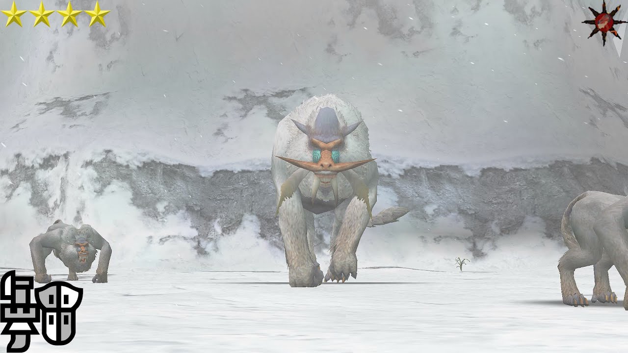 [MHFU] Blagonga with GL, Village 4* the Ruler of the Snow
