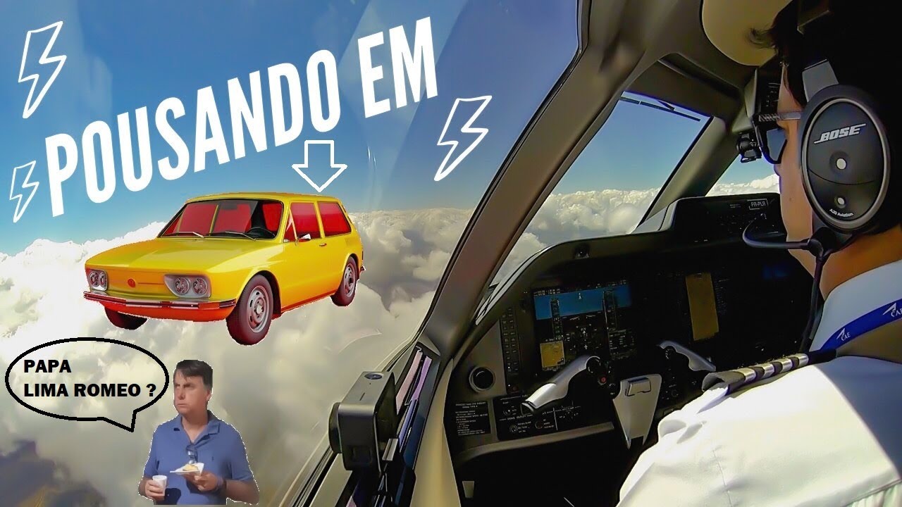 PAPA (LIMA ROMEO) POUSANDO EM BRASILIA !!!