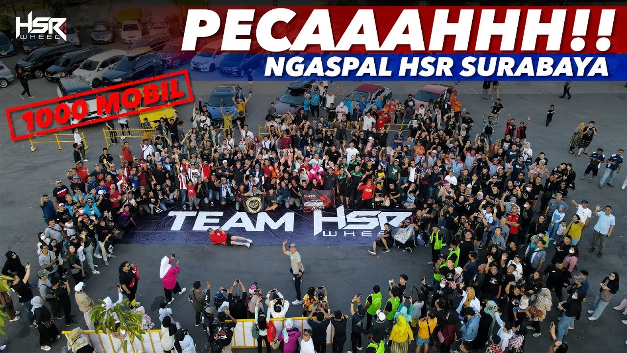 Meledak!! Ngaspal With HSR Surabaya Bersama Fitra Eri Pecahkan Rekor!