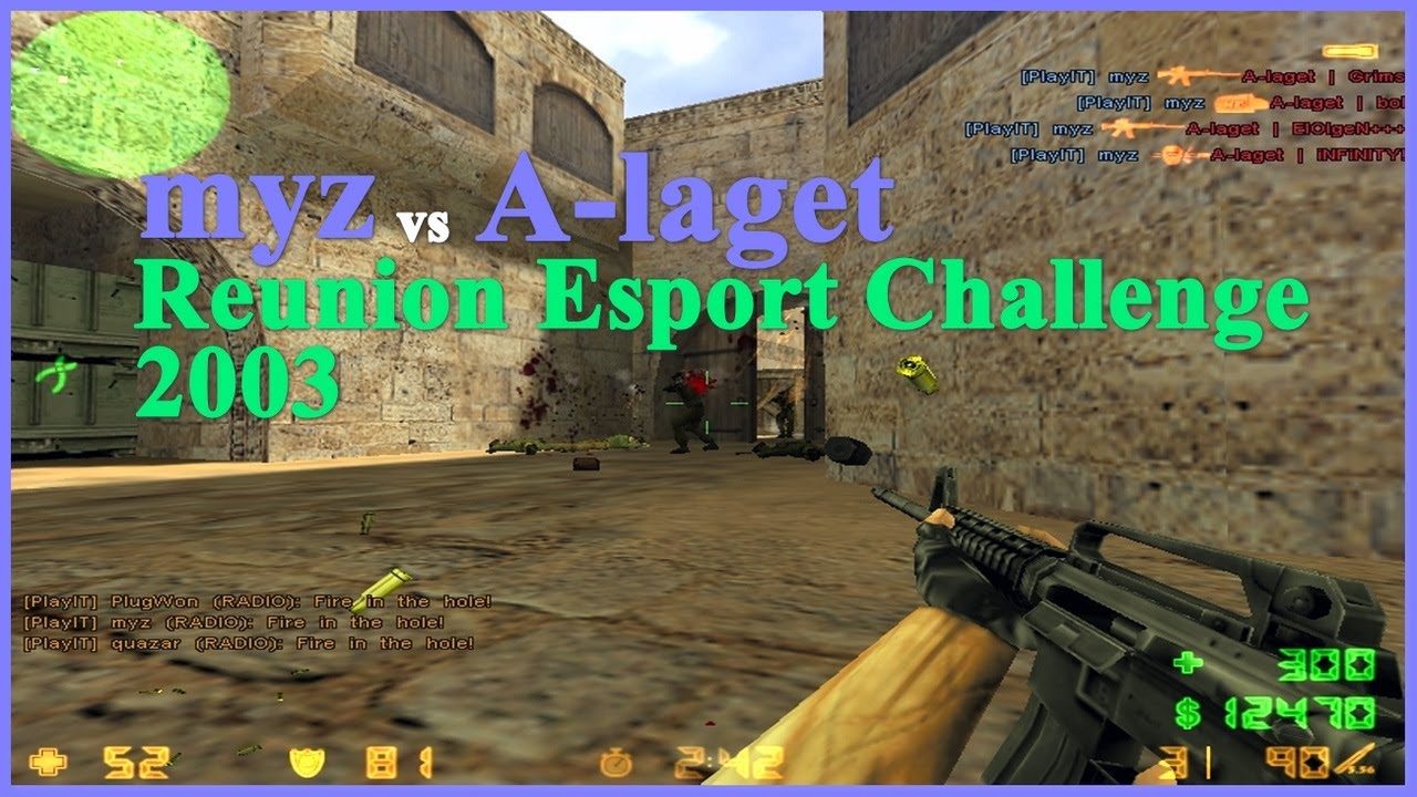 [ POV ] PlayIT myz vs A-laget (Reunion Esport Challenge 2003) (CT-Only)