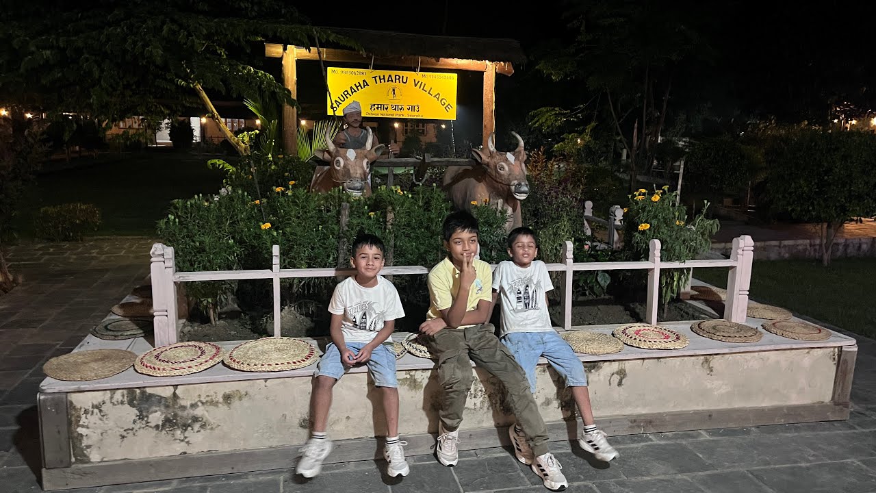 Saurah Tharu village & Cultural Dance - Nepal 