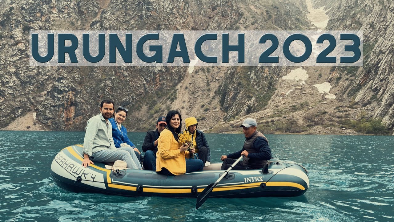 Jade lakes Urungach — Uzbekistan