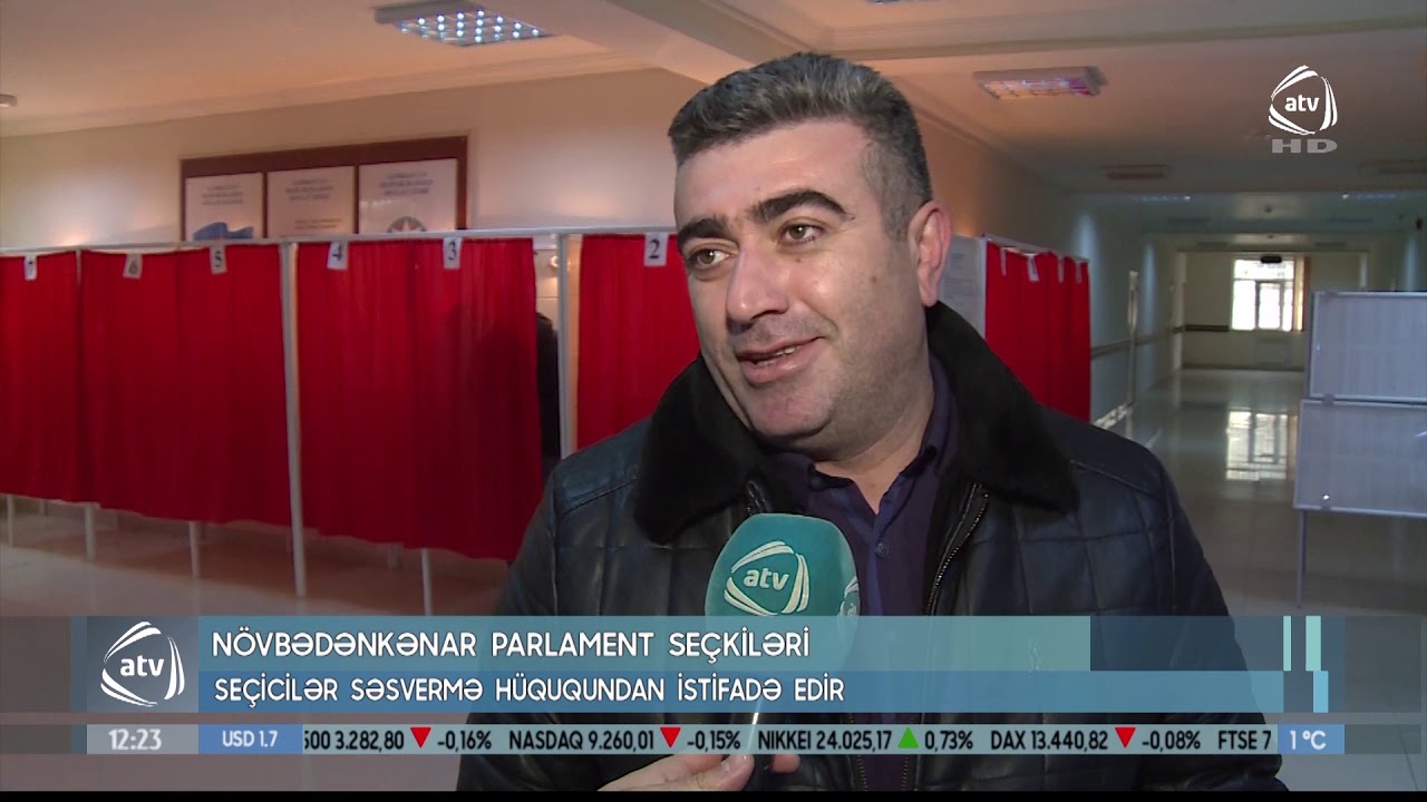 ATV Xəbər - Seçki 2020 - XÜSUSİ BURAXILIŞ (12:15 09.02.2020)