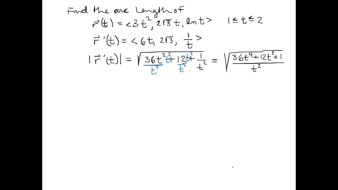 Arc Length and Curvature
