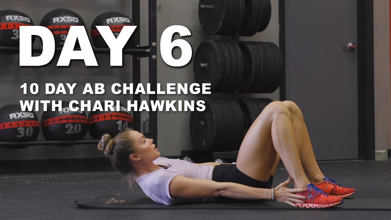 10 DAY AB CHALLENGE WITH TEAM USA ATHLETE CHARI HAWKINS - DAY 6
