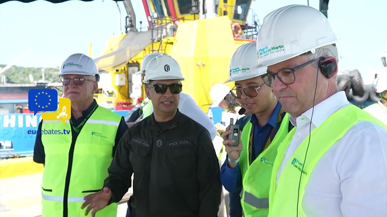 Magnus Brunner at Santa Marta 🚨🇪🇺 Fighting the Global Drug Trade at One of the World&rsquo;s Key Ports