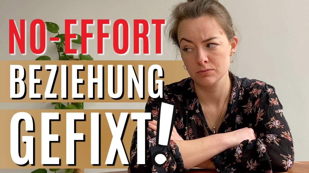 Realtalk für sensible Frauen, die in Low-Effort Beziehungen feststecken.