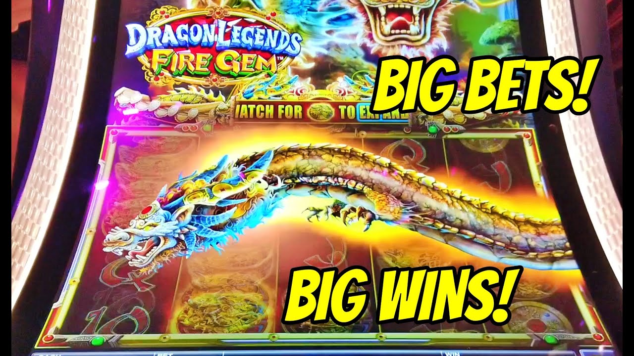 BIG BETS on Dragon Legends Fire Gem Slot!