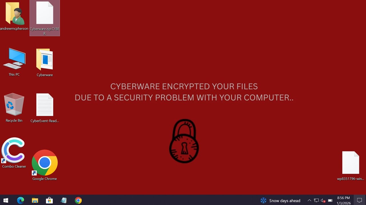Удаление кибервирусов-вымогателей [.CYBER-файлов].